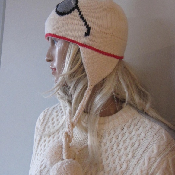 KATE SPADE SUNGLASSES WOOL POM POM TOQUE HAT - Picture 4 of 8